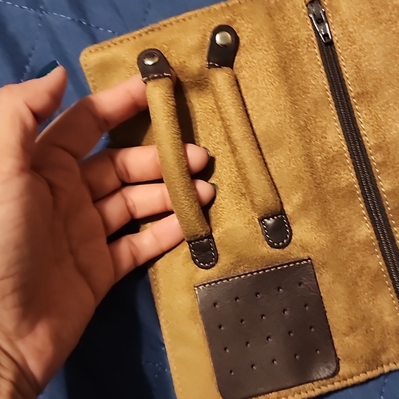 Eddie Bauer jewlery travel wallet leather used - Picture 4 of 7